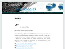 Tablet Screenshot of commercetech.nerim.net