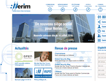Tablet Screenshot of nerim.net